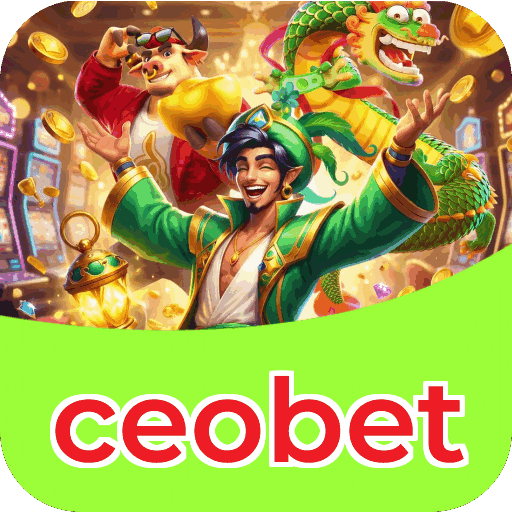 Interface do aplicativo ceobet mostrando jogos disponíveis no iOS e Android